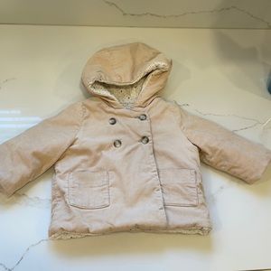 Bonpoint double breasted corduroy baby jacket